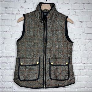 Willi Smith Plaid Quilted Vest